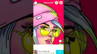 Paint Color App, Paint by numbers, Fun, Stress Reliever Game, iOS/Android, Part 6 screenshot 3