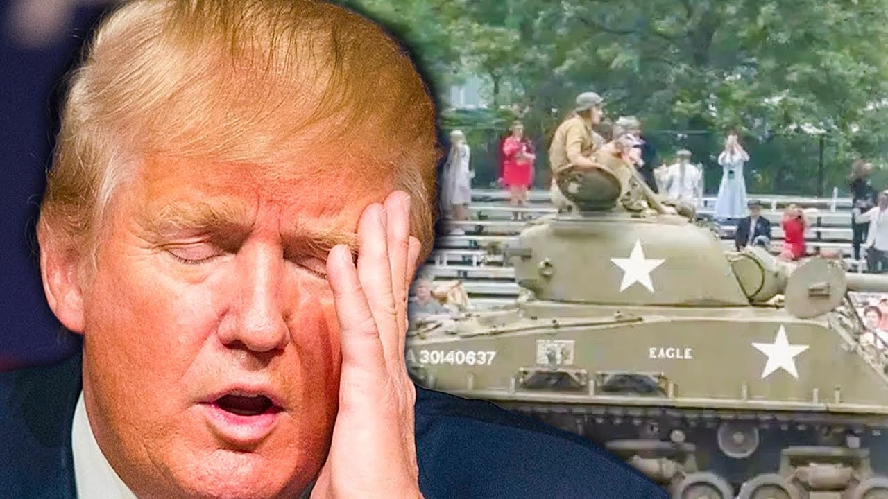 Trump HUMILIATED by Empty Parade Disaster