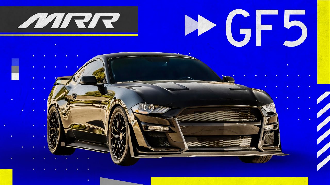 Ford Mustang GT | MRR GF5 Wheels | 19x8.5/19x9.5 | Satin Black Finish