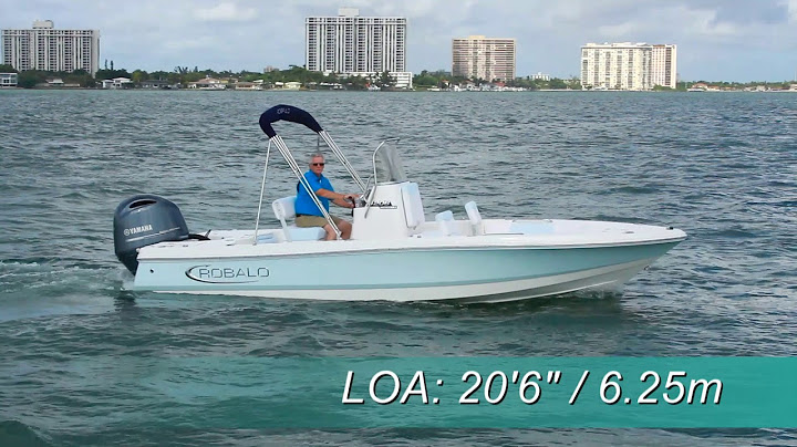Robalo 206 Cayman S (2019-) Test Video - By BoatTEST.com