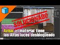 ✅ SOLUCIÓN: Material has unlocked highlight and reflection glossiness | Giancr