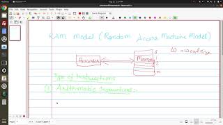 DAA Lecture -3 RAM Model Profile