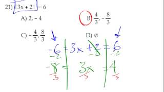 Algebra II   Unit 1 Practice Test