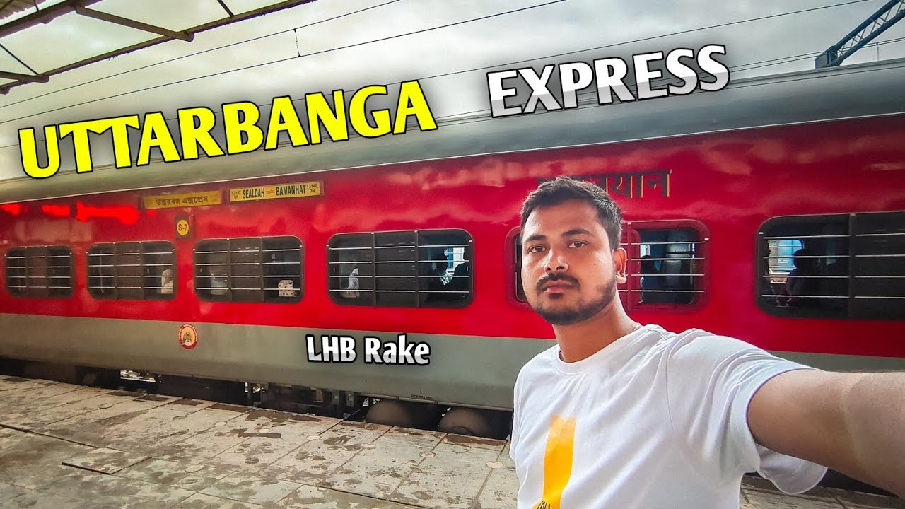 Lhb Rak Train UTTARBANGA Express Train Journey in Moonsoon ।। Sleeper Class ।। NEW ...