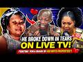 He broke down in tears on live TV while fighting for a share of his wife’s properties… but the full