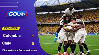 Thumbnail for Resumen Colombia (4) - (0) Chile - Eliminatorias Sudamericanas - Gol Caracol