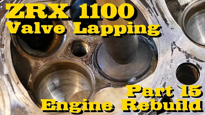 Kawasaki ZRX 1100 Cylinder Head Cleaning | Valve Lapping | Zylinderkopf [Engine Rebuild Part 15]
