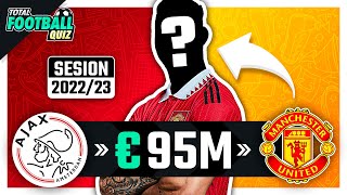 GUESS THE PLAYER BY TRANSFER PRICE  CONFIRMED 2022/2023 ✍ | TFQ QUIZ FOOTBALL 2022