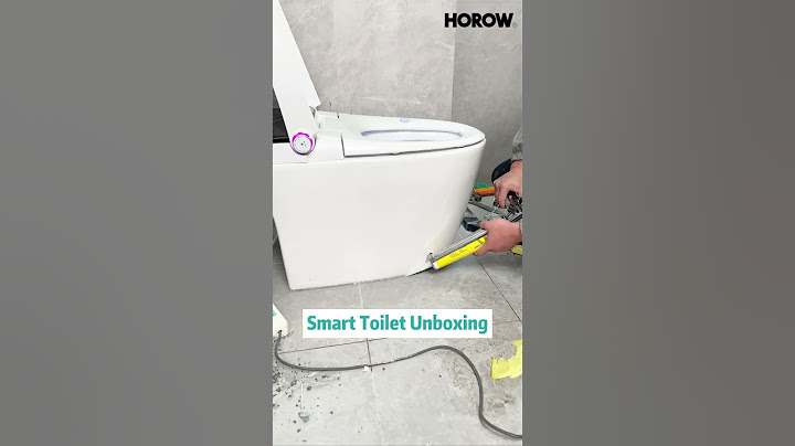 HOROW Smart Toilet Unboxing & Installation   #toilet #smarttoilet #diy #installation #shorts