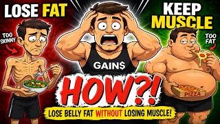 How to Lose Belly Fat WITHOUT Losing Muscle (The Body Recomp Guide)