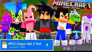 Best DRAGON BALL Mod For Minecraft PE 1.21+ ||  Best Dragon Ball Evolution V4