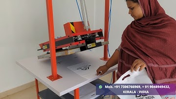 Semi-Automatic Screen Printing Machine. Paper bag, Non-Woven bag Printing Machine. Made in India