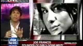 Joe Francis on Geraldo discussing Ashley Dupre