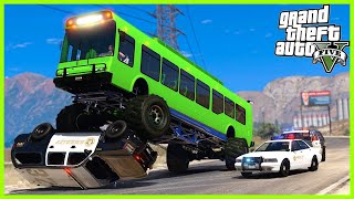 POSTAVIL JSEM ŠÍLENÝ AUTOBUS, KTERÝ POLICIE NENÁVIDÍ! (GTA 5 Módy)