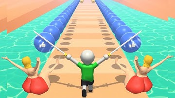 Twin Blade Slicer 🔪😍-🟣🟣MAX Bigg UPDATE  MobileGame Trailer All Levels iOS/Android Gameplay #200