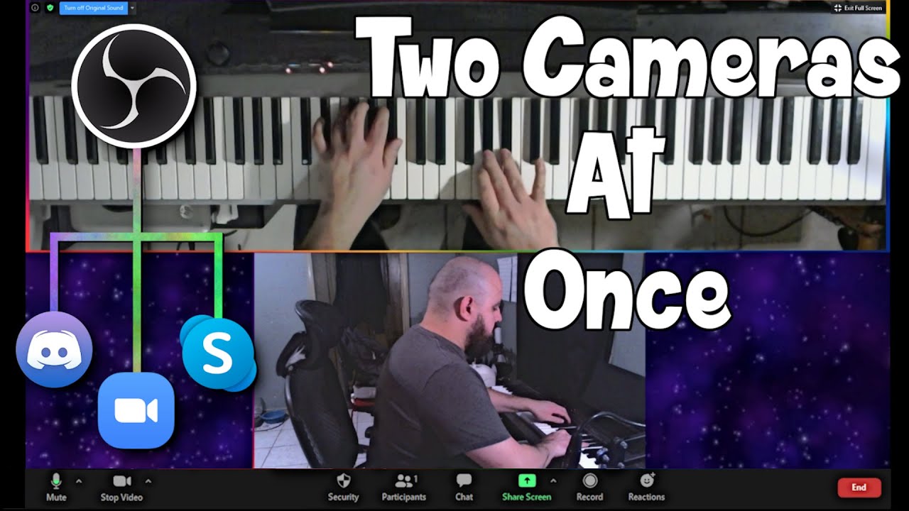 Zoom, Skype, Discord: Multiple Cameras At The Same Time Using Obs