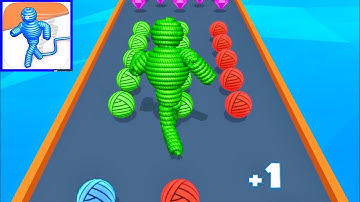 Rope-Man Run Gameplay All Levels 21-25 (iOS/Android)