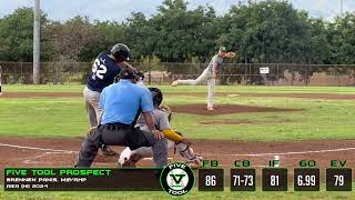 Brennen Panis, Mifrhp, Aiea Hi 2024, Five Tool Hawaii Sandlot Classic
