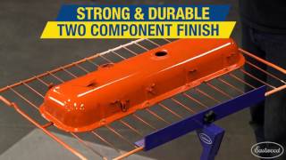 Paint Gun Results In a Can - Chevy Orange 2k AeroSpray High-Temp Engine Paint - Eastwood