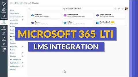 How to use the new Microsoft 365 LTI app for Learning Management Systems
