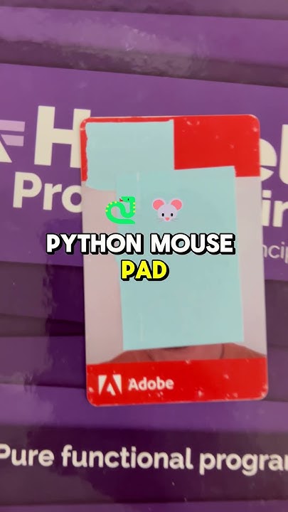 We invented Python mousepad #programming #python # ...