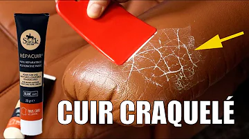 Comment rattraper du cuir craquelé ?