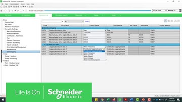 How to Configure Log Data and Export in CSV File from ATV630 Drives | Schneider Electric Support