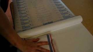 Re-Surface a Table with Adhesive Contact Paper