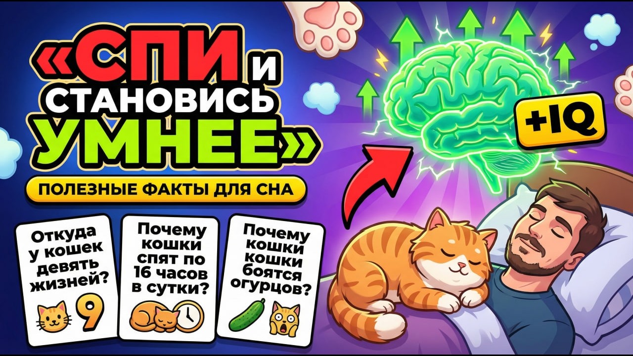 Вы точно НЕ ЗНАЛИ этого про КОШЕК | Факты для сна