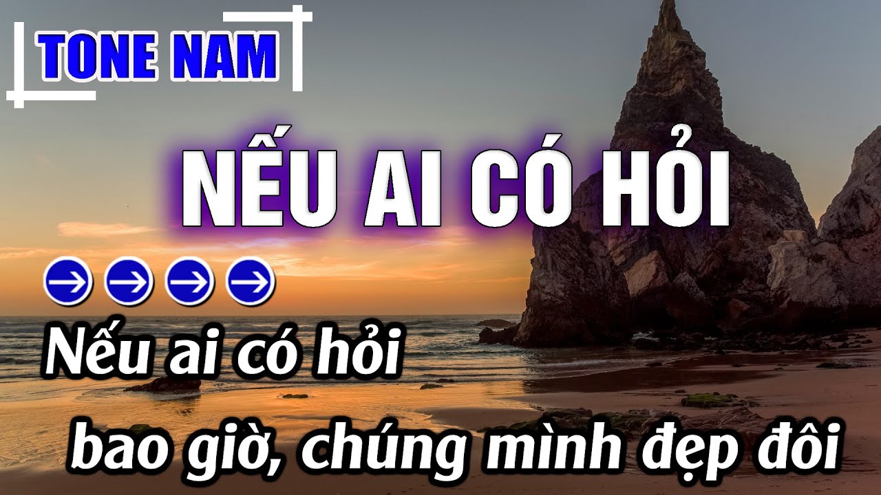 Nếu Ai Có Hỏi Karaoke Tone Nam ( Gm ) Beat Mới | Karaoke Đăng Khôi
