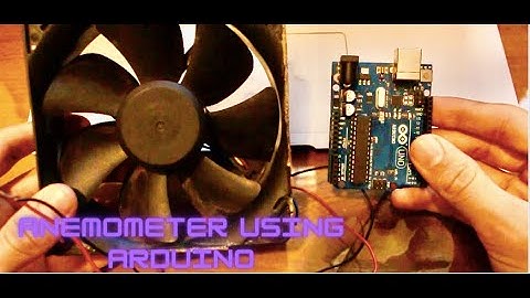 DIY wind speed checker with Arduino | Anemometer