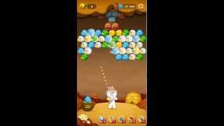 Line bubble game 2 level 252라인버블 레벨 252LINE バブル２stage 252 gold cony