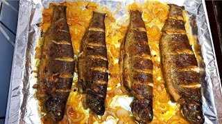 ФОРЕЛЬ запечённая в духовке. Простой рецепт. // TROUT baked in the oven. A simple recipe.ENG SUB