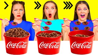 Fast, Medium or Slow Food Challenge | Kitchen Hacks and Recipes by DaRaDa Best