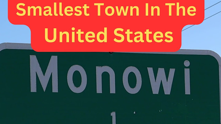 A Visit To Monowi, Nebraska...The Smallest Incorporated Town In The United States.