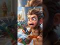 Baby Hanuman vs Sunday Alarm 😂 | Funny Shorts #shorts #BabyHanuman #FunnyShorts