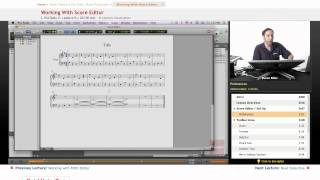 Pro Tools - Working with Score Editor