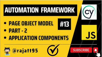 Test Automation Framework | WEB | Cypress + JS | Part 13 - POM (Application Components)
