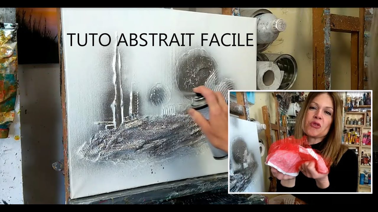 TUTO ABSTRAIT FACILE AVEC FILET DE POMMES DE TERRE ET PATE DE STRUCTURE