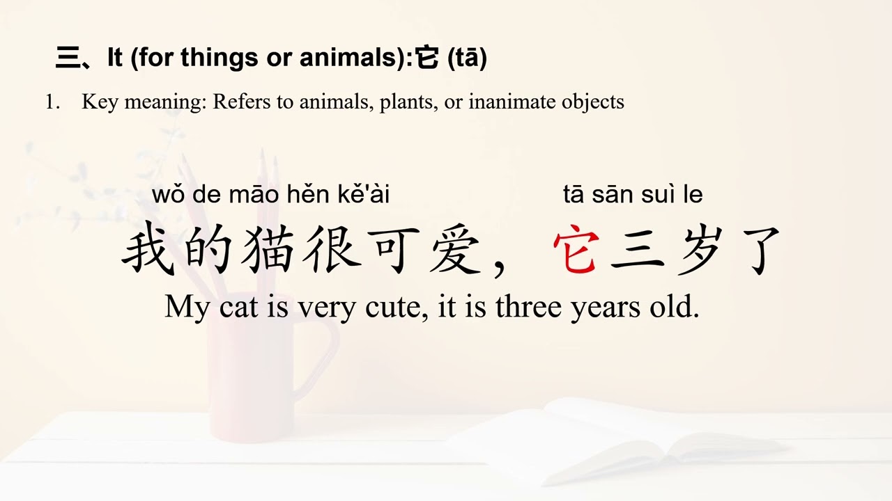 Пять личных местоимений (别人, 大家, 它/他们, 咱/我们, 自己) в китайском/базовом китайском/для начинающих