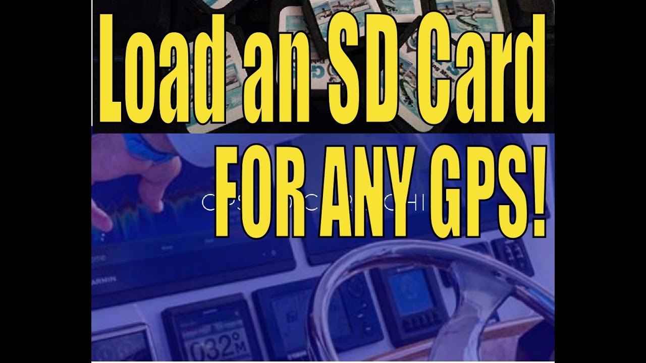 How to load fishing spots from SD card to any GPS - (LOAD TO GPS WITH SD OR  MICRO SD CARDS) 