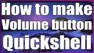 How to Create a volume indicator for the  Panel in Quickshell For Hyprland