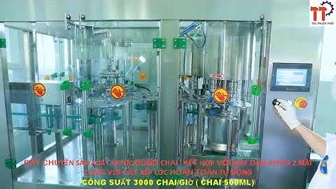 DÂY CHUYỀN SẢN XUẤT NƯỚC ĐÓNG CHAI TỰ ĐỘNG