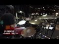 TAMA Sound Check on Stage_長谷川浩二@ Bottom Line, Nagoya