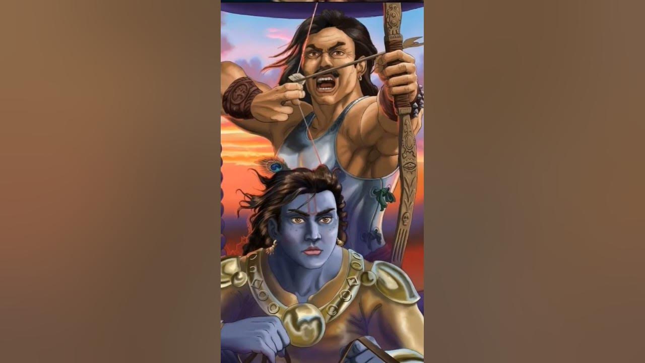 Mahabharata yuddham #krishnastatus #arjuna #shorts - YouTube