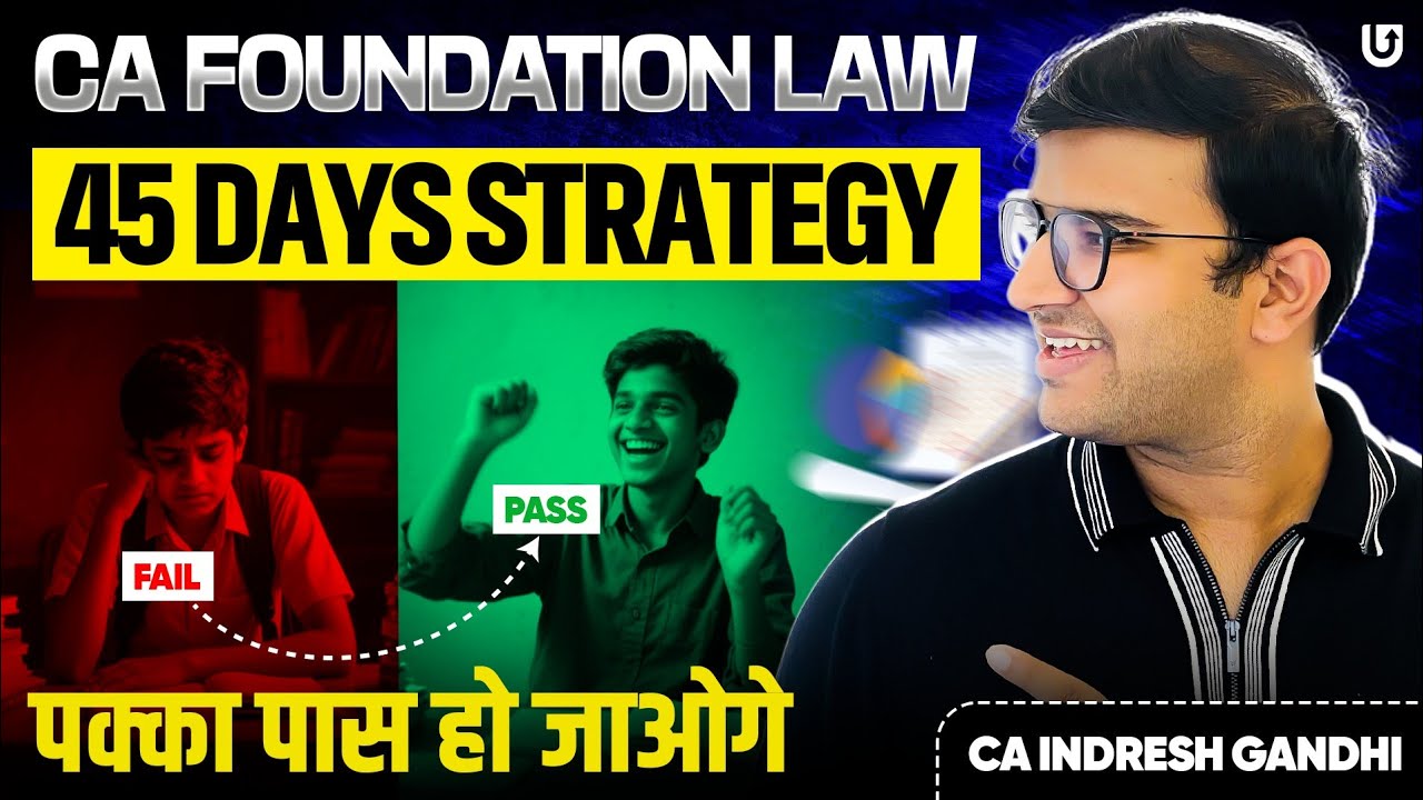 How to clear CA Foundation law Exam in 1st attempt? | strategy + Free ...