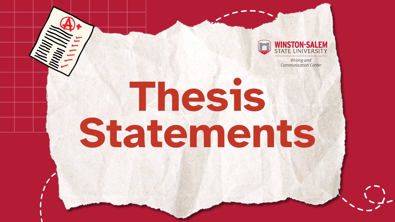 How to Write a Thesis Statement - YouTube