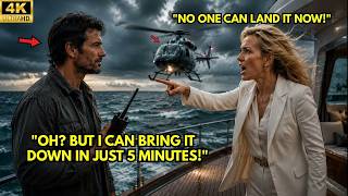 The CEO’s Helicopter Stalled Over the Ocean — A Single Dad Saved Her by Radio