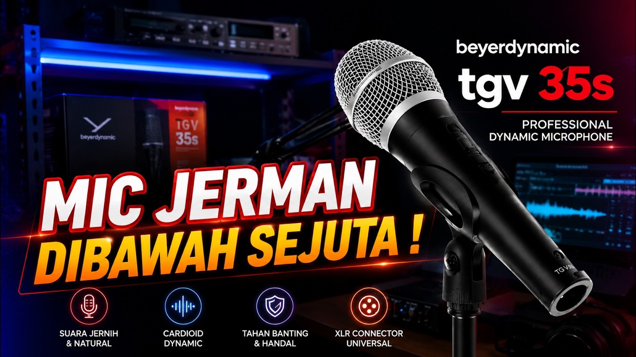 KAPAN LAGI MIC JERMAN DIBAWAH 1JT-AN !!! BEYERDYNAMIC TGV35S