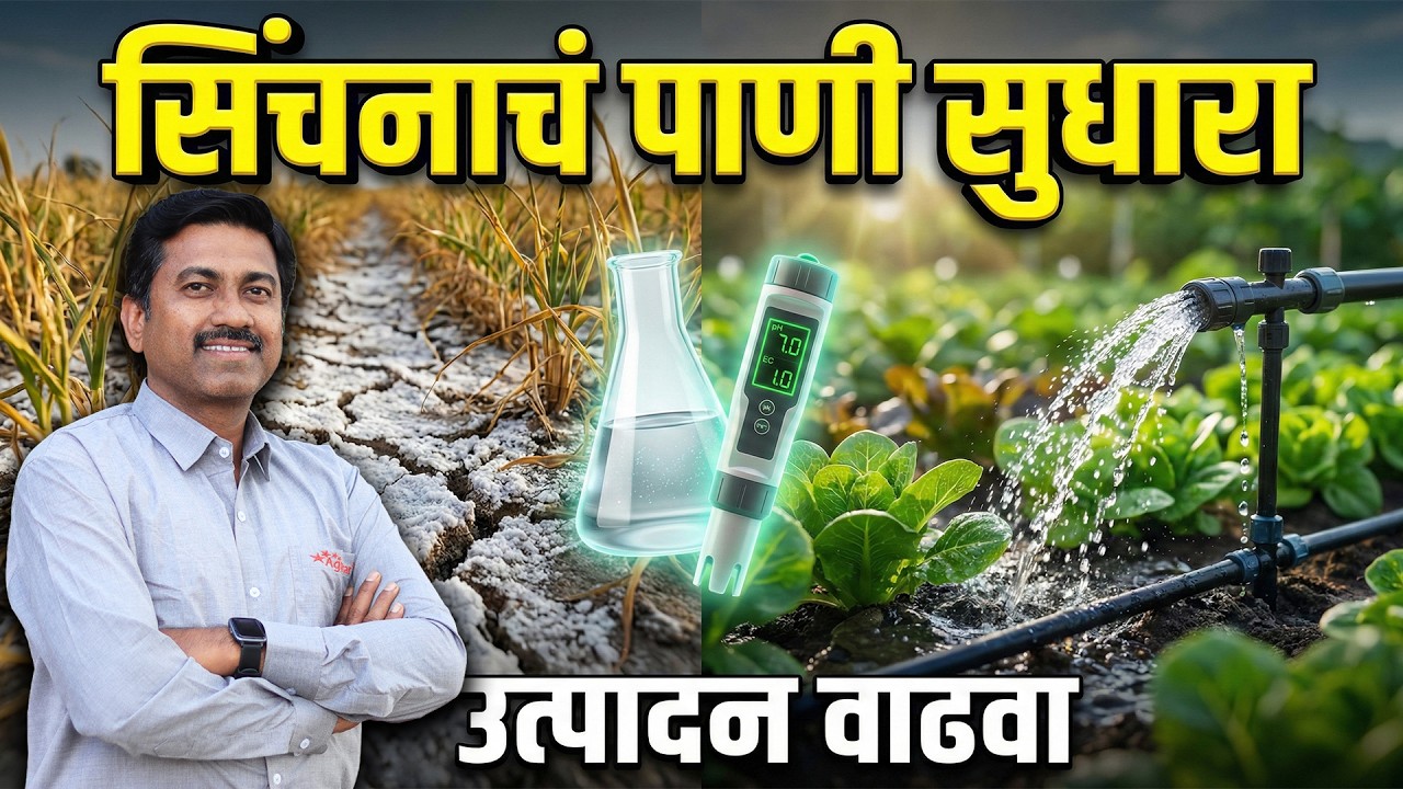 शेतीसाठी पाण्याची Quality कशी ओळखायची? | खारवट पाणी = कमी उत्पादन? | PH, Water testing | AgroStar